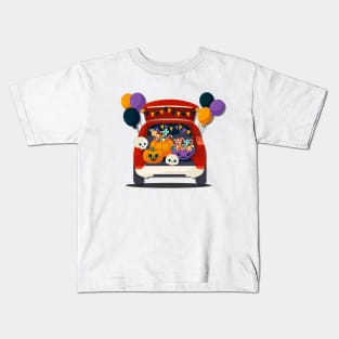 Halloween Car Kids T-Shirt